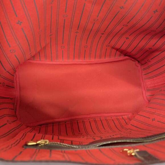 LOUIS VUITTON Authentic Brown Damier Neverfull MM Tote Bag - Picture 4 of 13